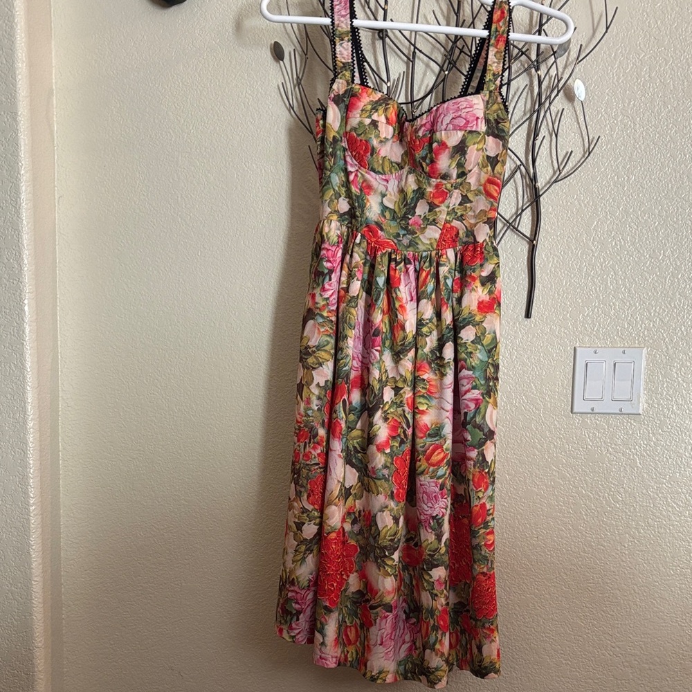 Floral Print Women's Dress